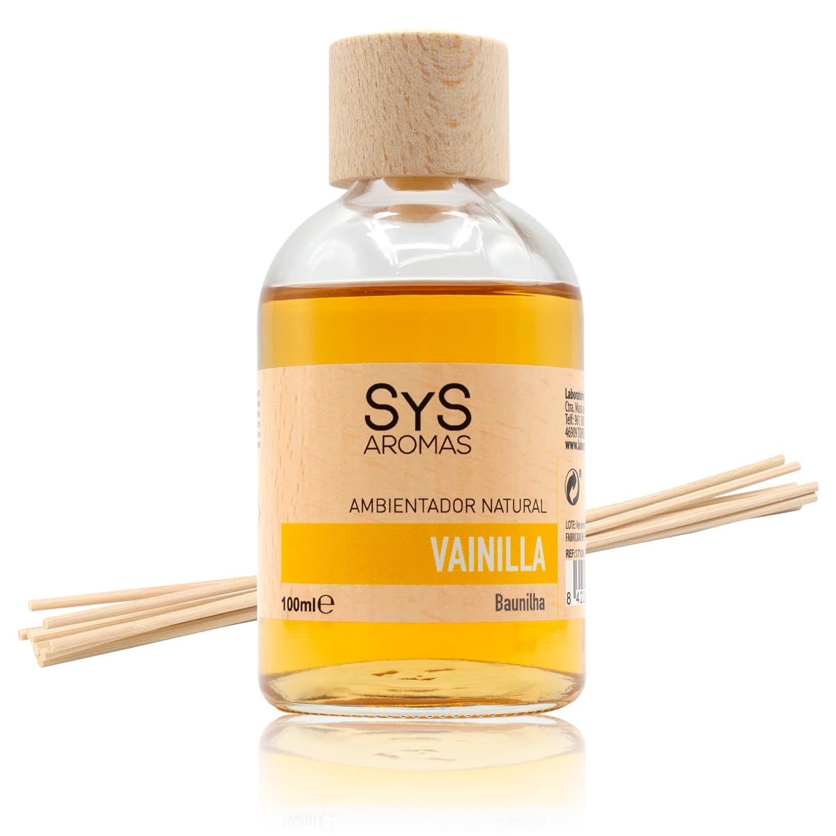 SYS AMBIENTADOR MIKADO VAINILLA 100 ml.