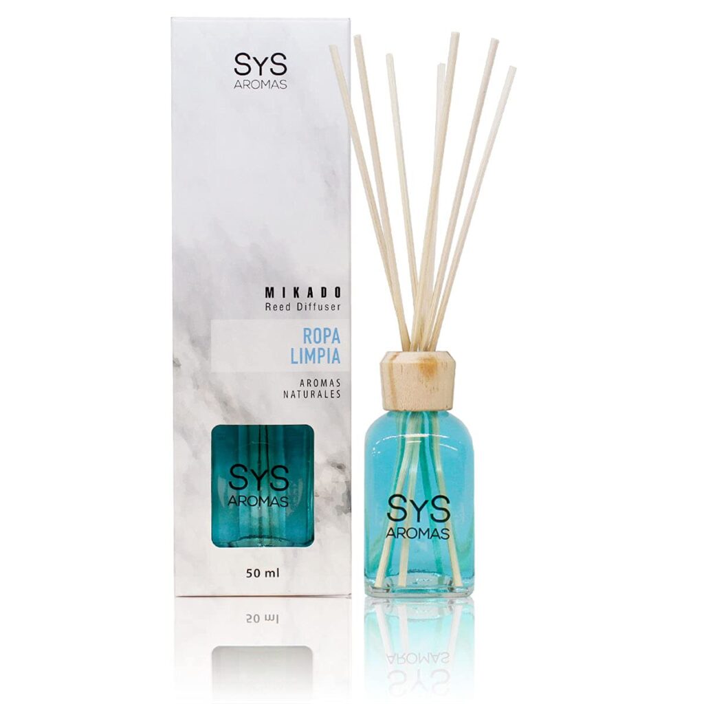 SYS ESTUCHE AMBIENTADOR MIKADO ROPA LIMPIA 50 ml.