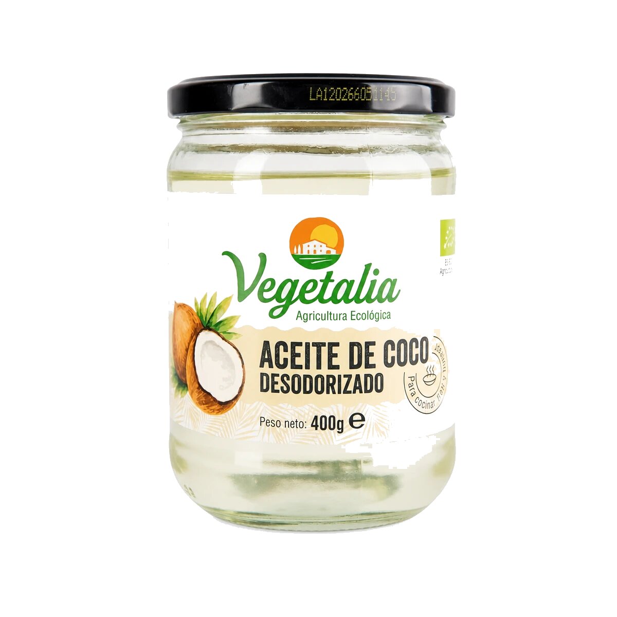 Aceite de Coco Desodorizado 400g BIO — Vegetalia