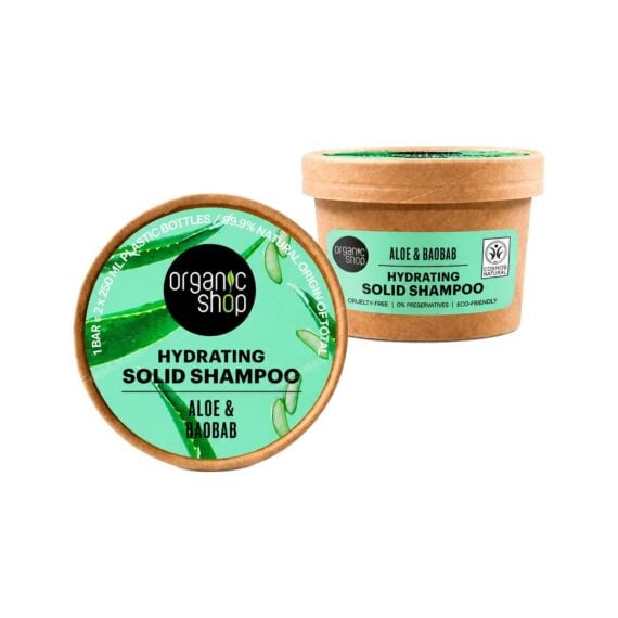 Champú Sólido Hidratante Aloe y Baobab 60g