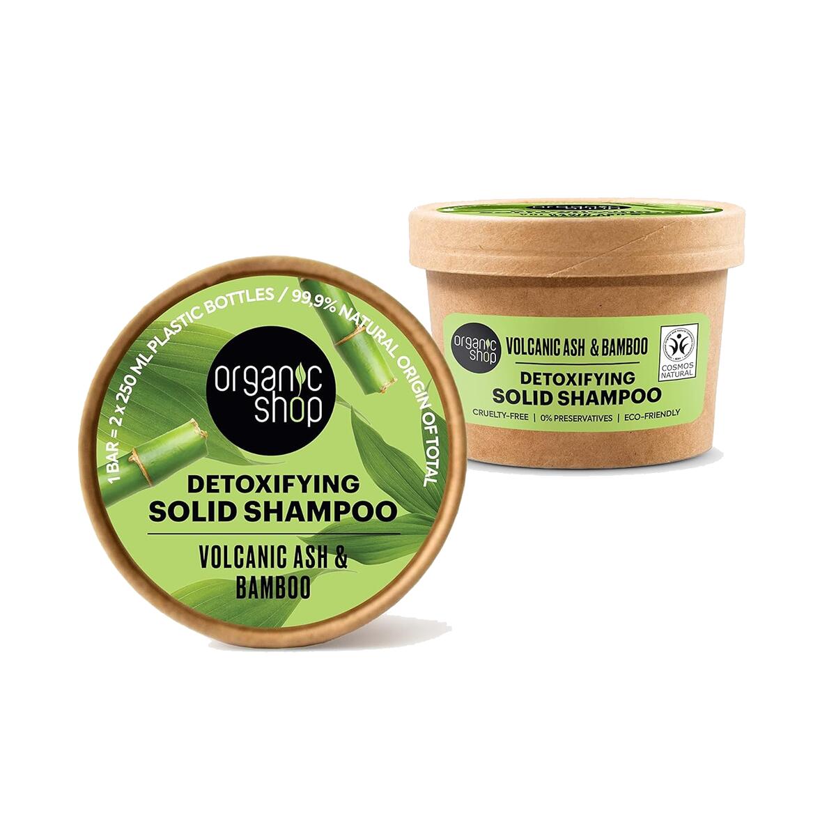 Champú Sólido Voluminizador Cenizas Volcánicas y Bambú