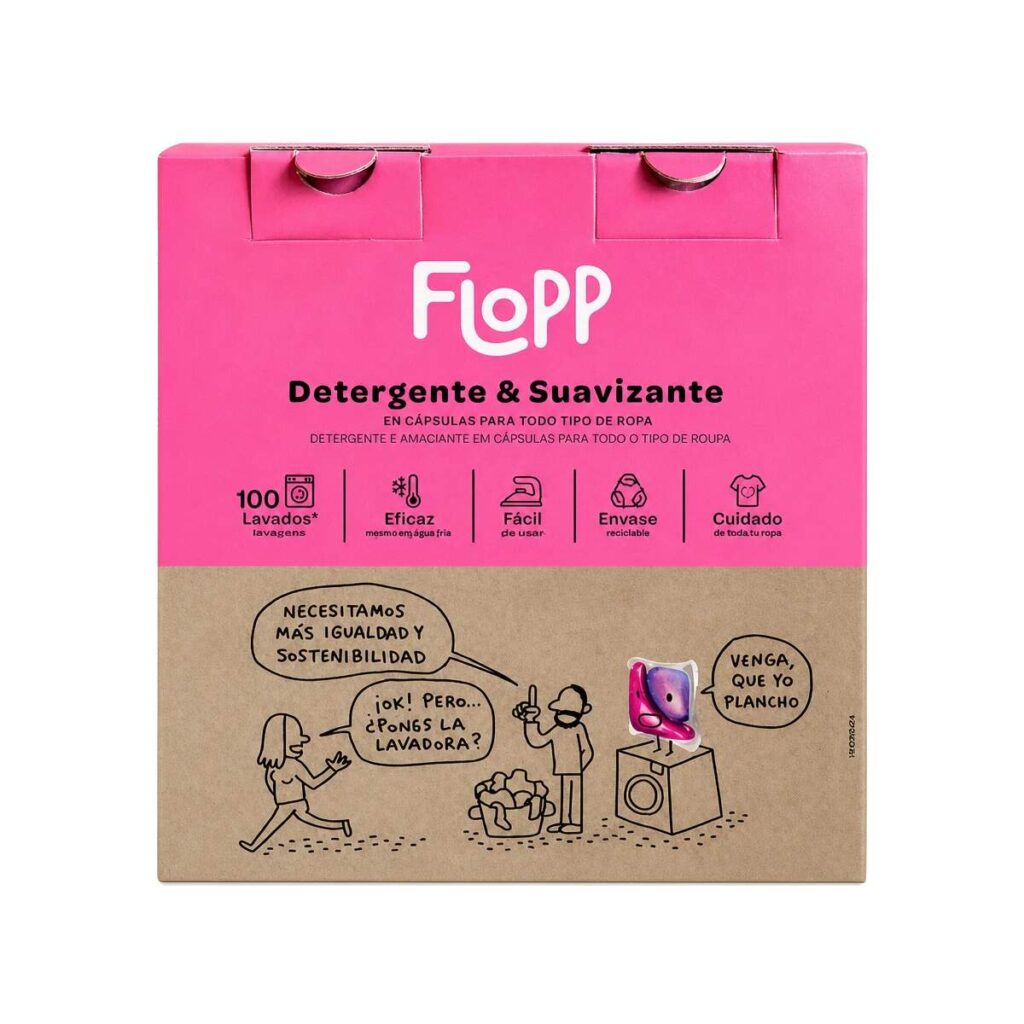 Detergente y Suavizante – 100 Cápsulas — Flopp