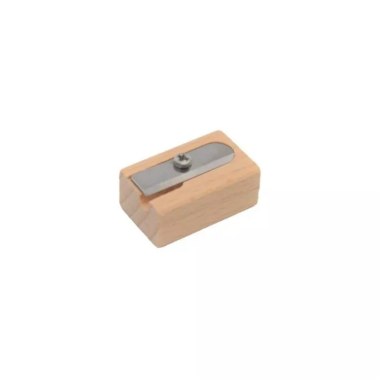 Sacapuntas de madera de un agujero