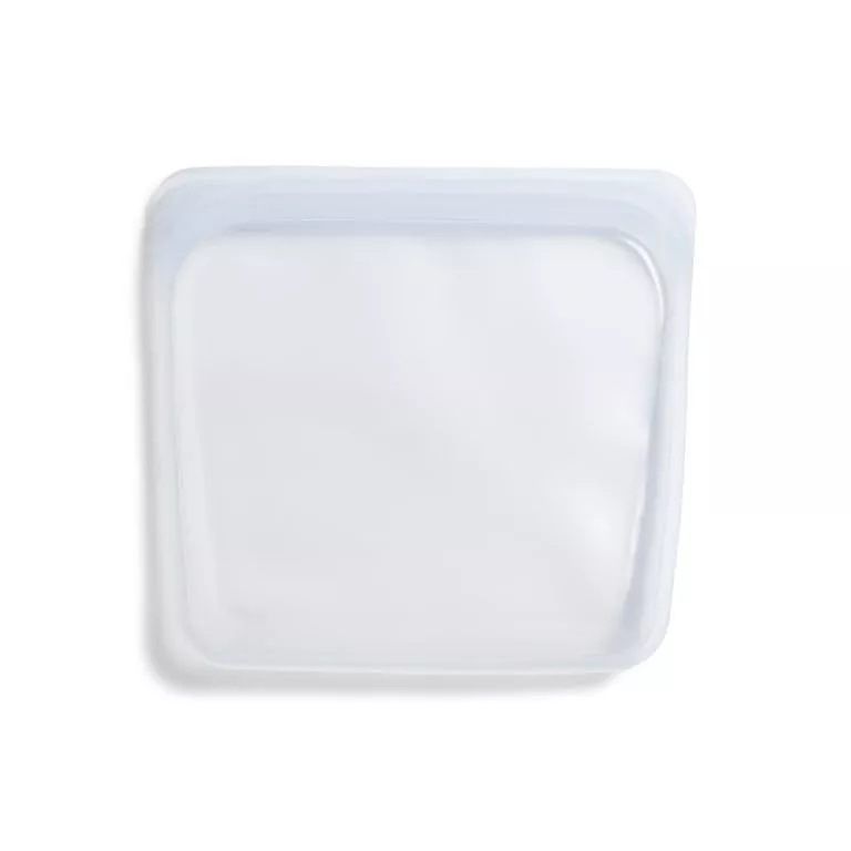 Bolsa de silicona platino hermética transparente mediana