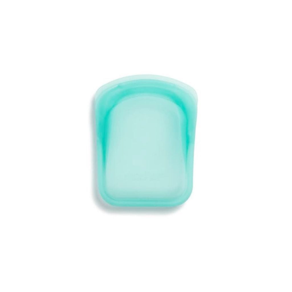 Bolsa de silicona reutilizable Stasher pocket turquesa