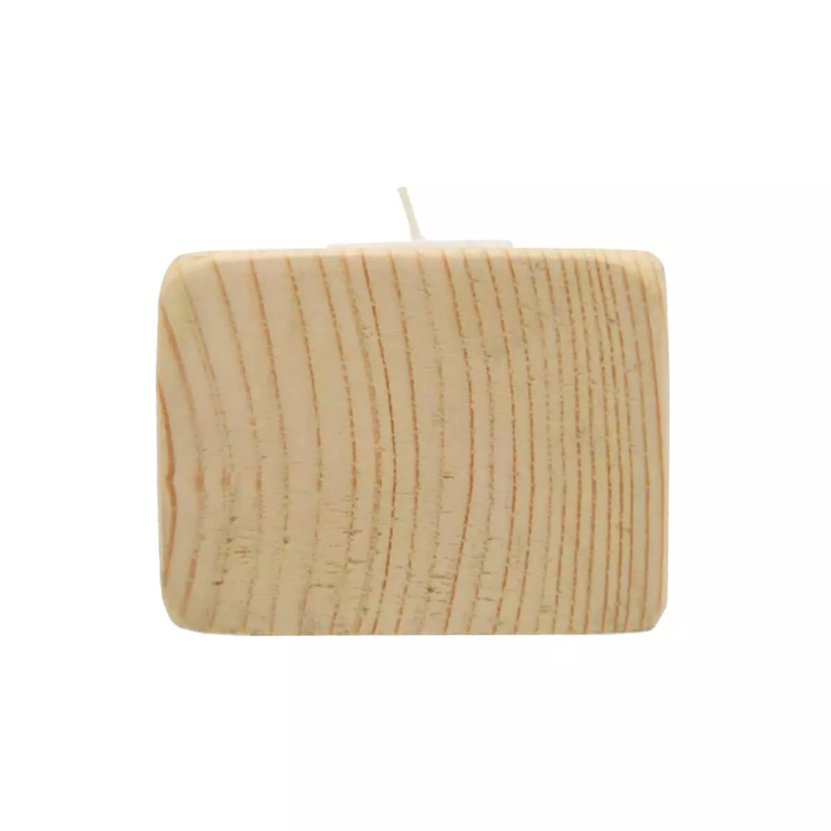 Portavelas de madera reciclado
