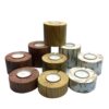 Pack de 3 portavelas de madera recuperada