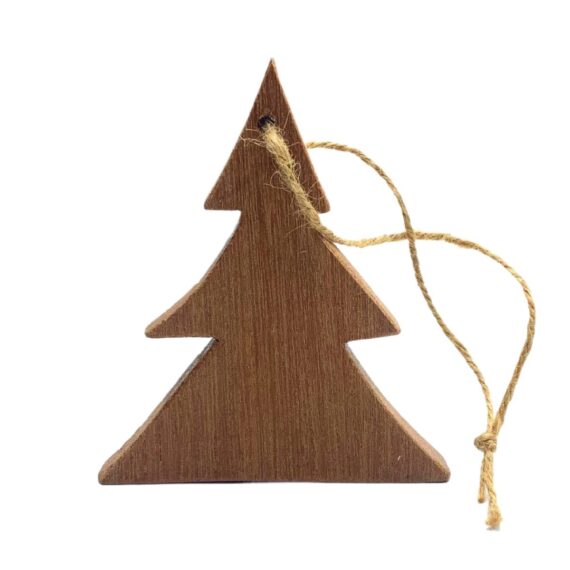 Adorno de Navidad de Madera Artesano y Sostenible