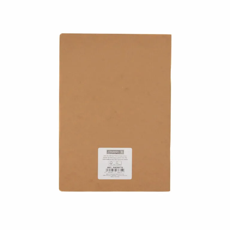 Libreta papel reciclado parte trasera