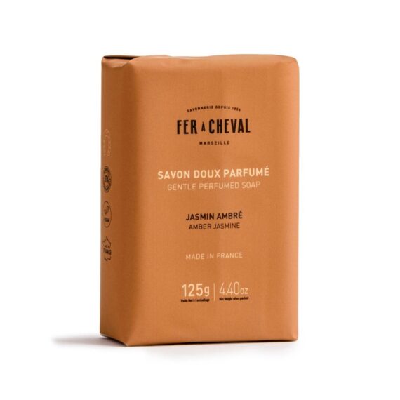 Pastilla de Jabón de Marsella Perfumada - Jazmín y Ámbar