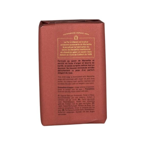 Pastilla de Jabón de Marsella Perfumada – Pétalos de Rosa