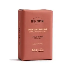 Pastilla de Jabón de Marsella Perfumada – Pétalos de Rosa