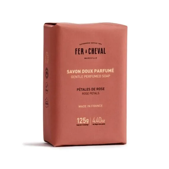 Pastilla de Jabón de Marsella Perfumada – Pétalos de Rosa