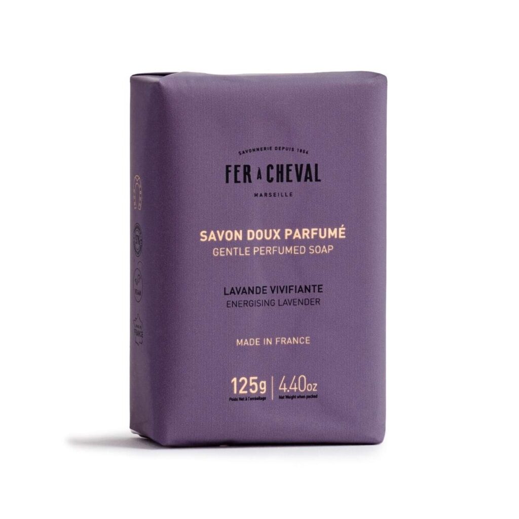 Pastilla de Jabón de Marsella Perfumada de Lavanda