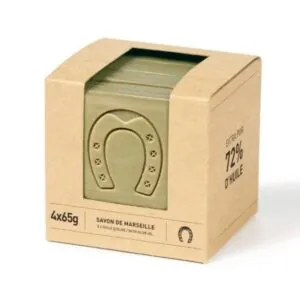 Jabón sólido de marsella en cubo cortado de 65 g cada pieza