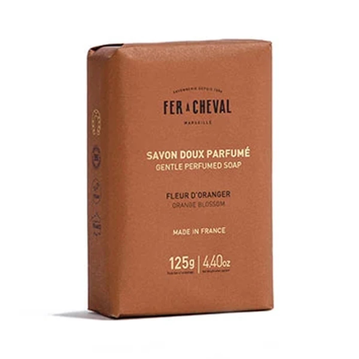pastilla de jabon de marsella perfumada flor de azahar fer a cheval 125 g