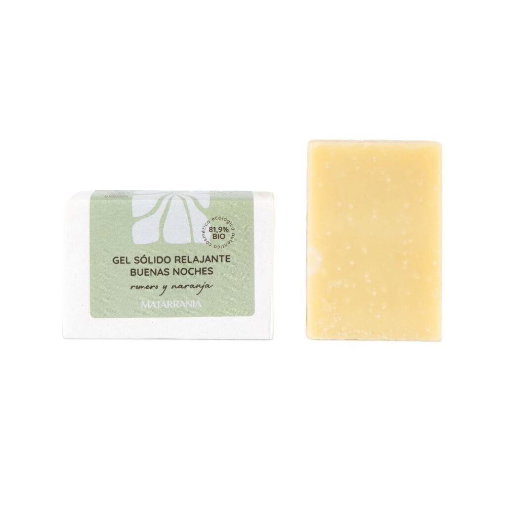 Gel de ducha solido relajante ecologico