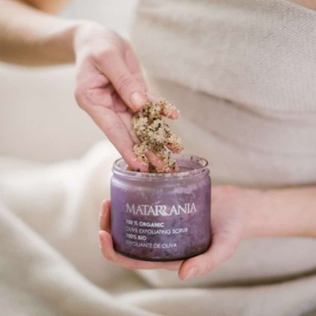 Exfoliante facial y corporal de oliva