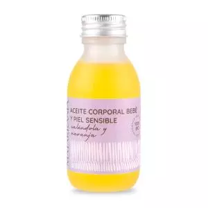 Aceite hidratante para bebe y piel sensible ecologico