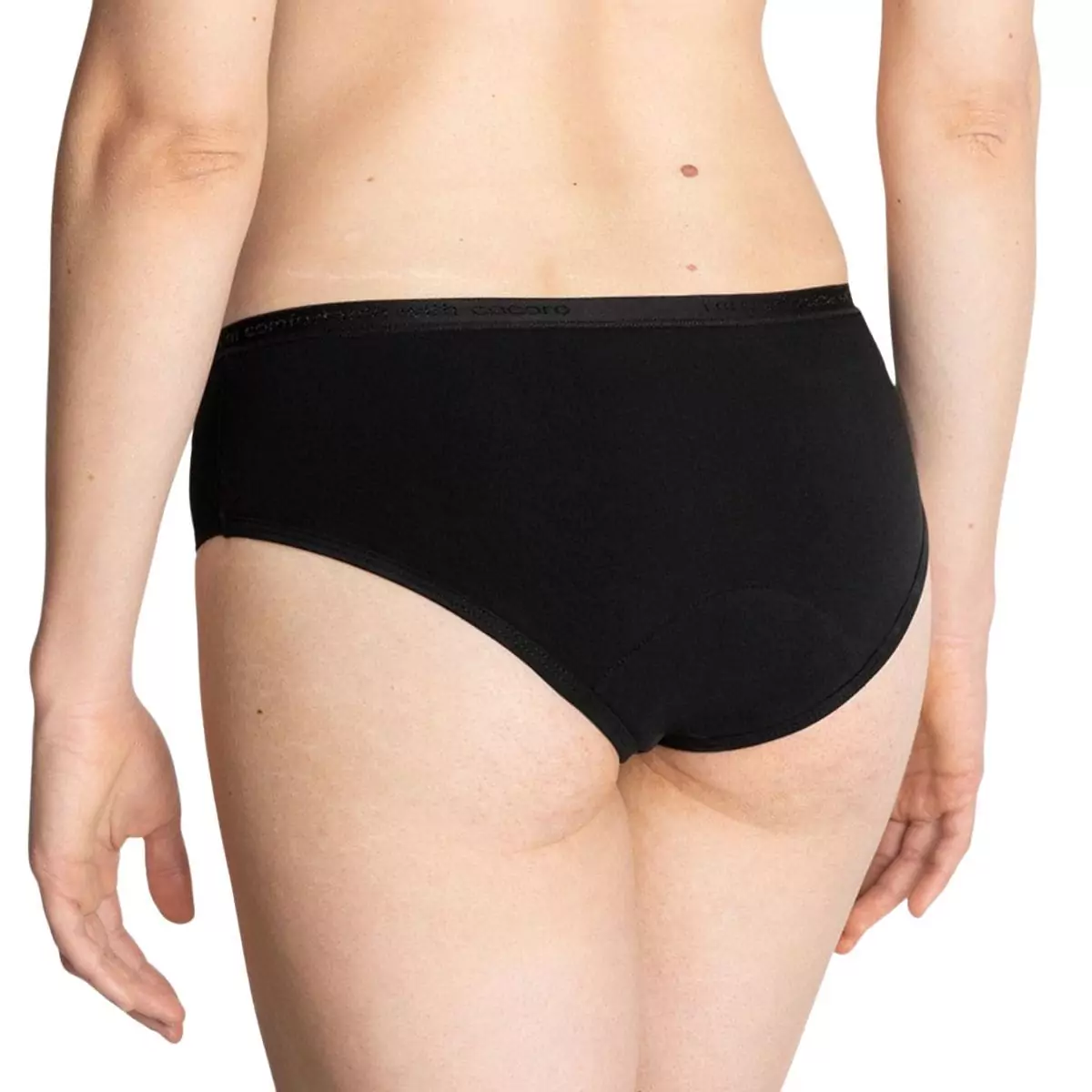 Braguita Menstrual Negra Flujo Moderado 1/XS