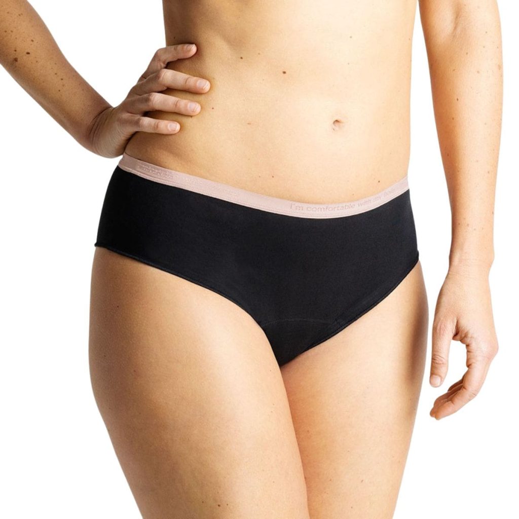 Braguita Menstrual con Cinturilla Rosa - Flujo Moderado 0/XXS
