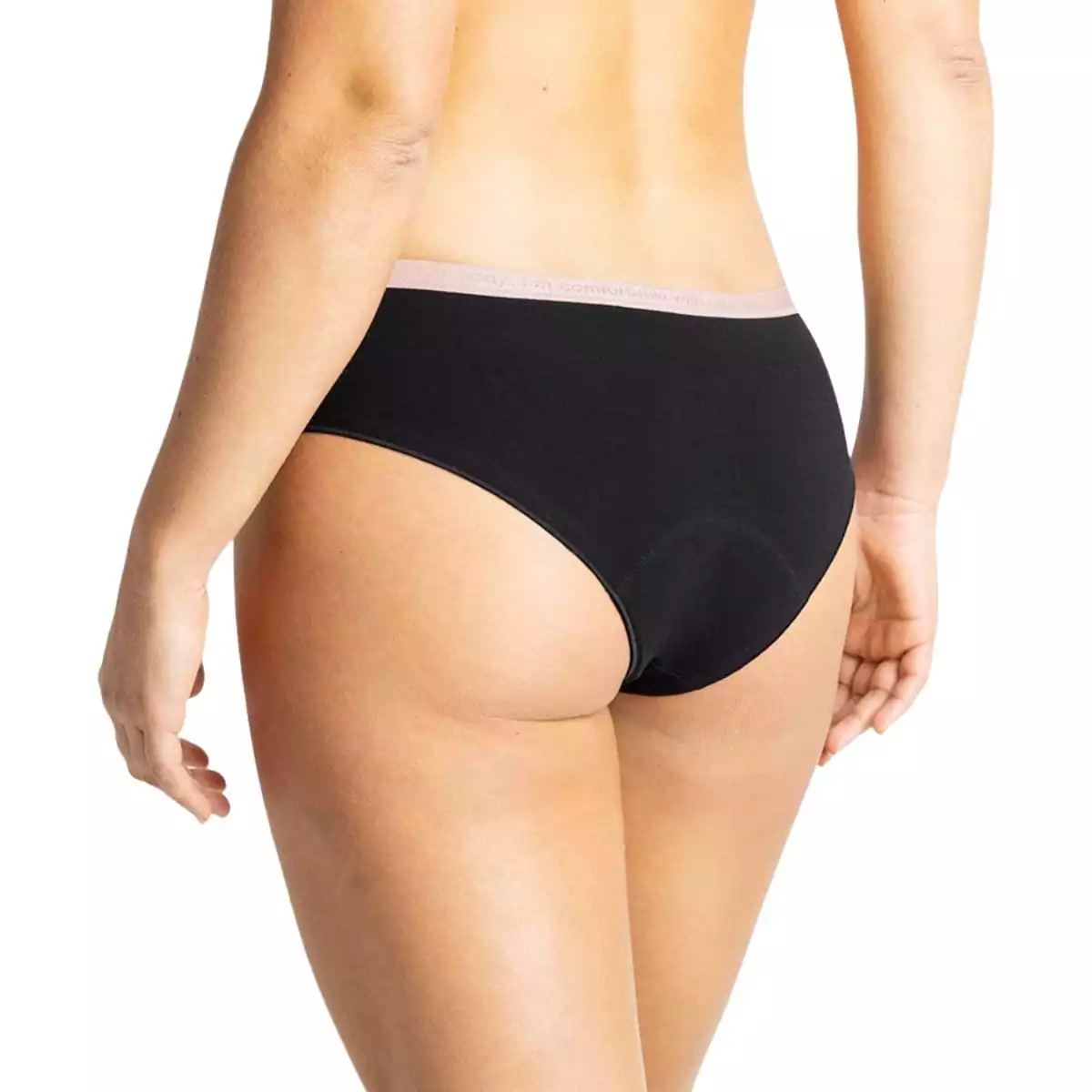 Braguita Menstrual con Cinturilla Rosa – Flujo Moderado 1/XS