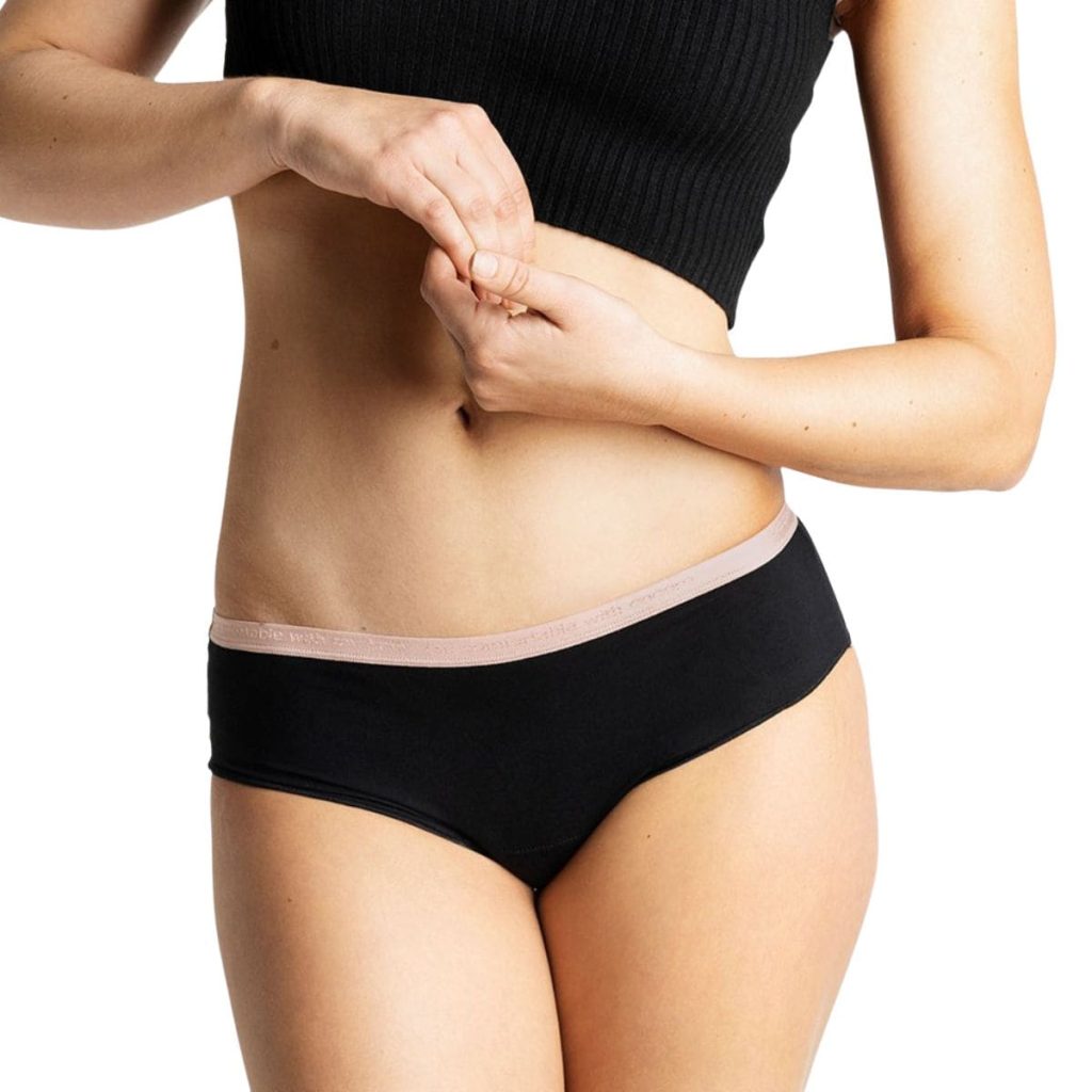 Braguita Menstrual con Cinturilla Rosa - Flujo Moderado 4/L