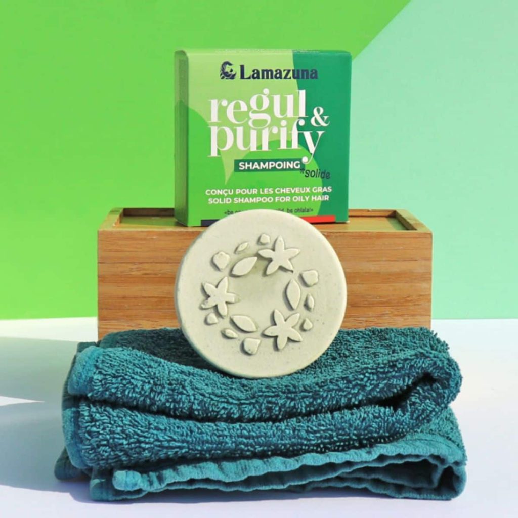 champú sólido con Espirulina