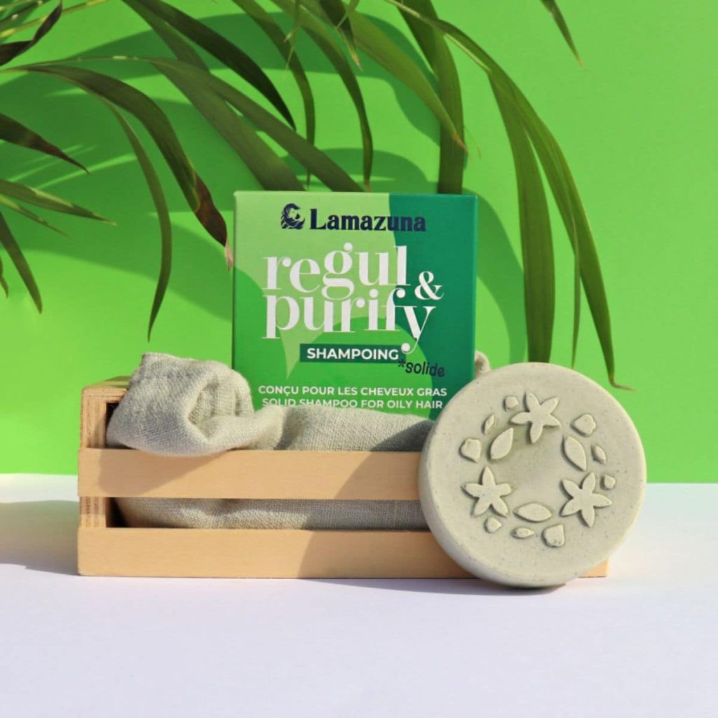 champú sólido con Espirulina