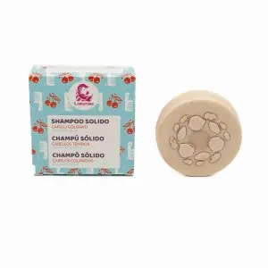 Champú Sólido Para Cabellos Teñidos con Aceite de Cereza