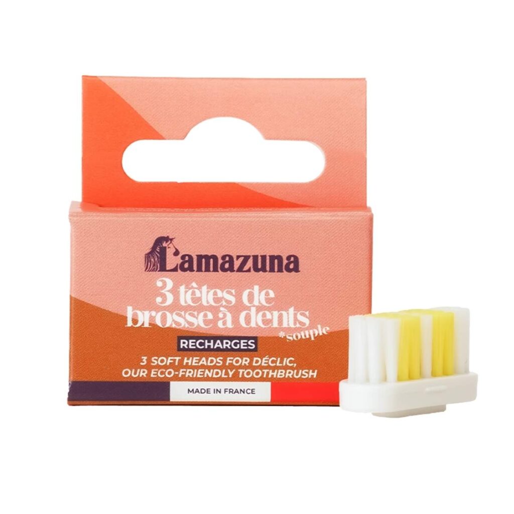 Recambio de 3 Cabezales de Cepillo de Dientes suave