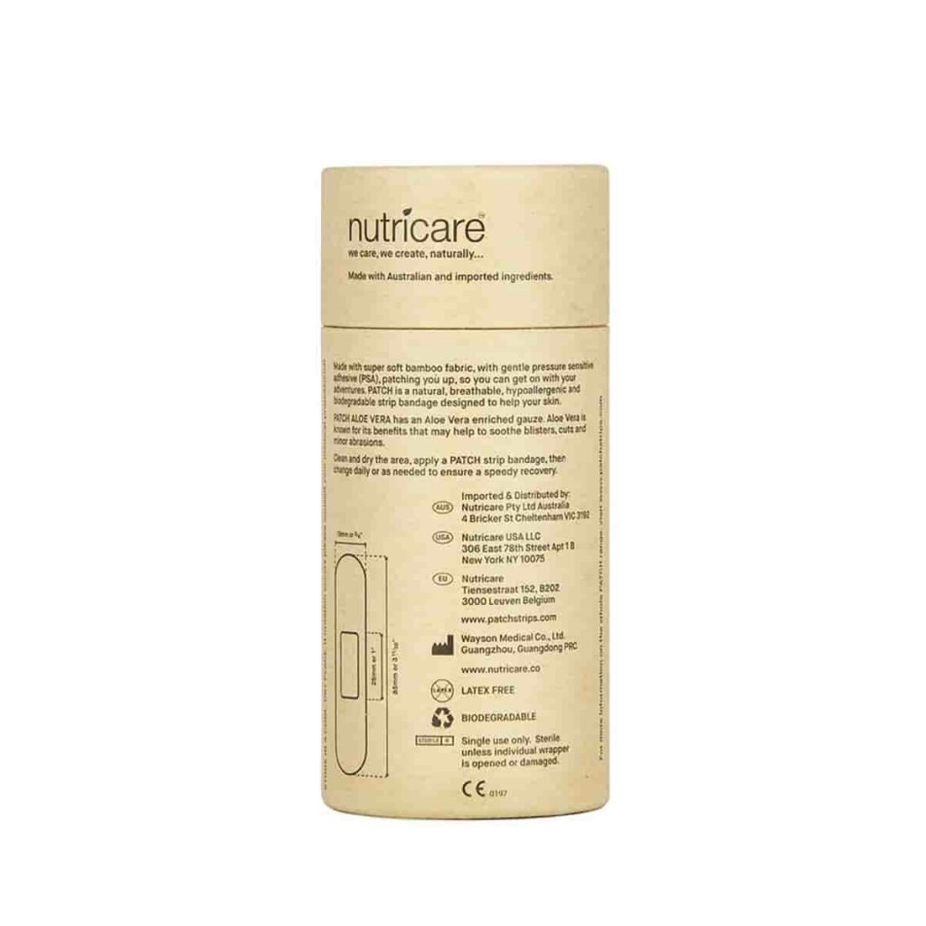 Apósitos de Bambú Patch con Aloe Vera