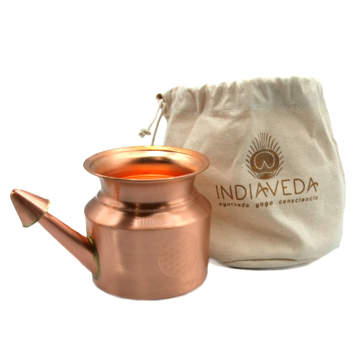 Lota Nasal de Cobre Ayurveda de 350 ml - Cero Residuo