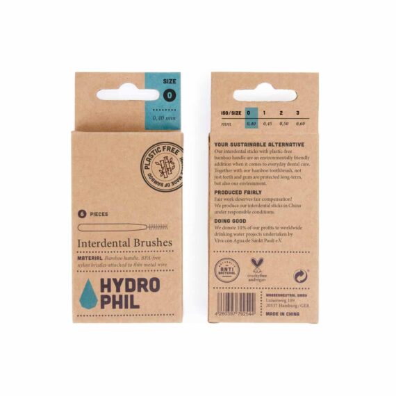 Cepillo interproximal Sostenible de Bambú - Pack de 6