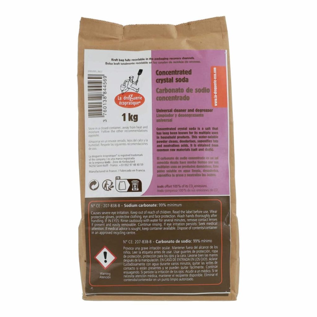 Cristales de Soda - Carbonato Sódico