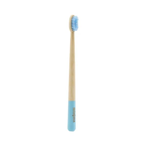 Cepillo de dientes de Bambú Adultos con cerdas de Color - Verde