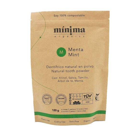 Bolsa recargable, pasta de dientes en polvo 120 gr