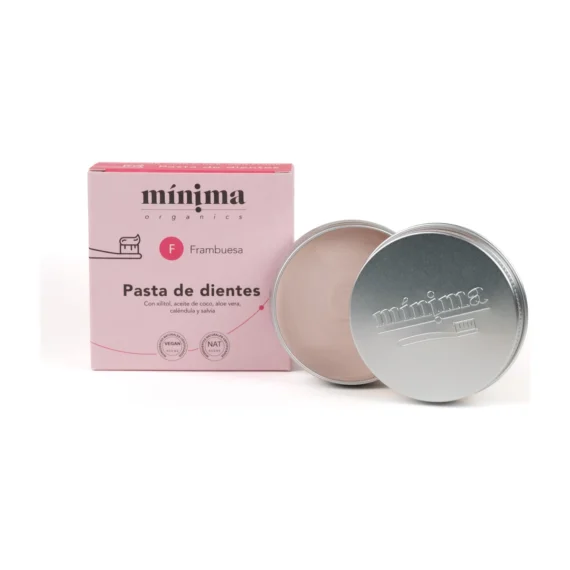 Pasta de Dientes Ecológica Para Niños - Sabor Frambuesa con Flúor