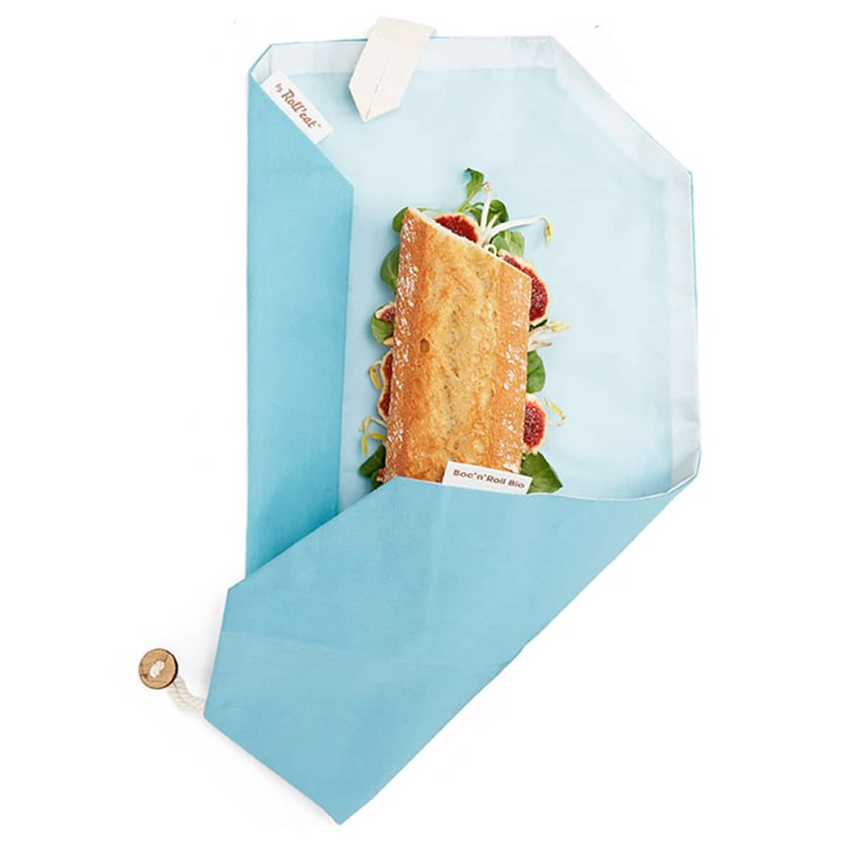 Porta bocadillos bolsa merienda Boc and Roll unicornio reutilizable hecho a  mano