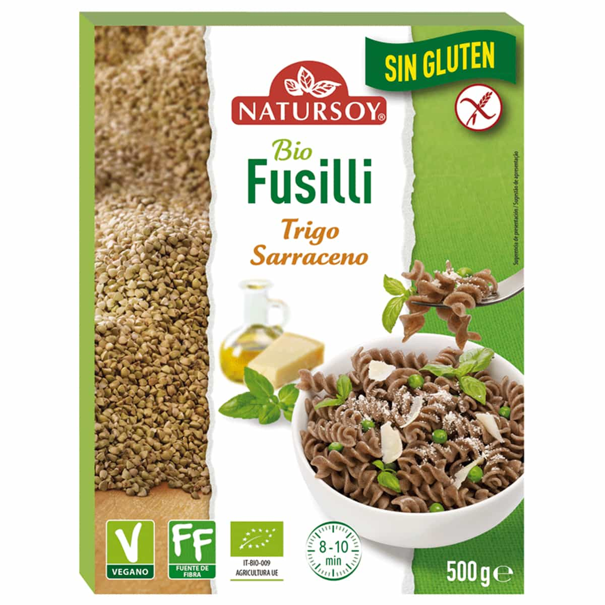 Fusilli, Trigo Sarraceno 500g BIO