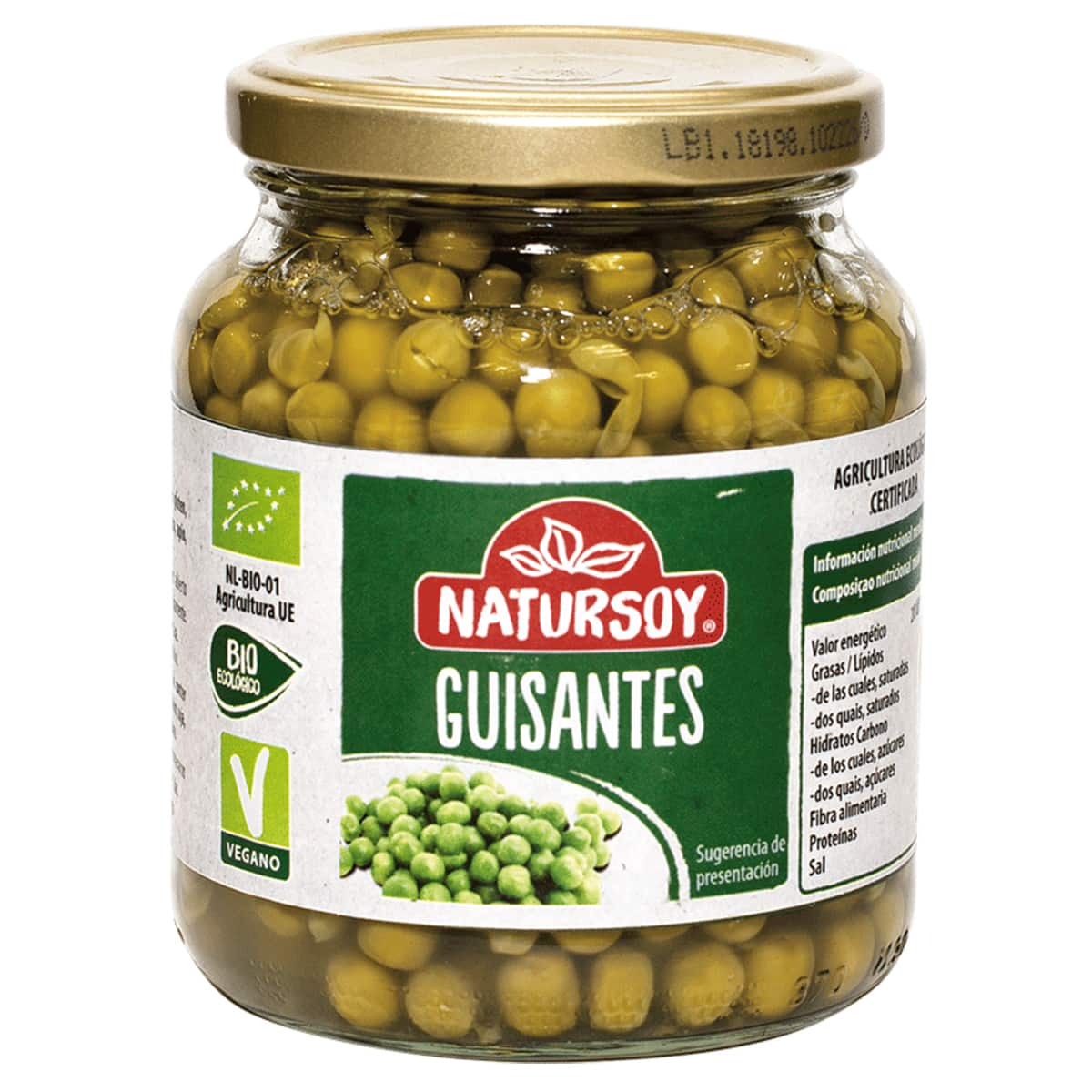 Guisantes, Veganos