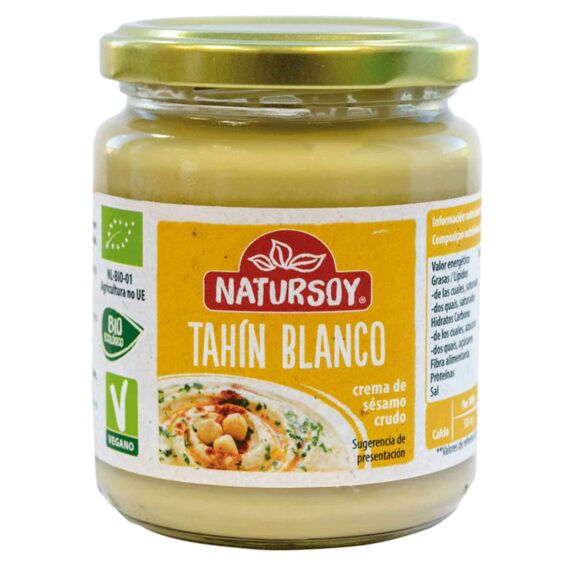 Tahín Blanco, Crema de sésamo crudo