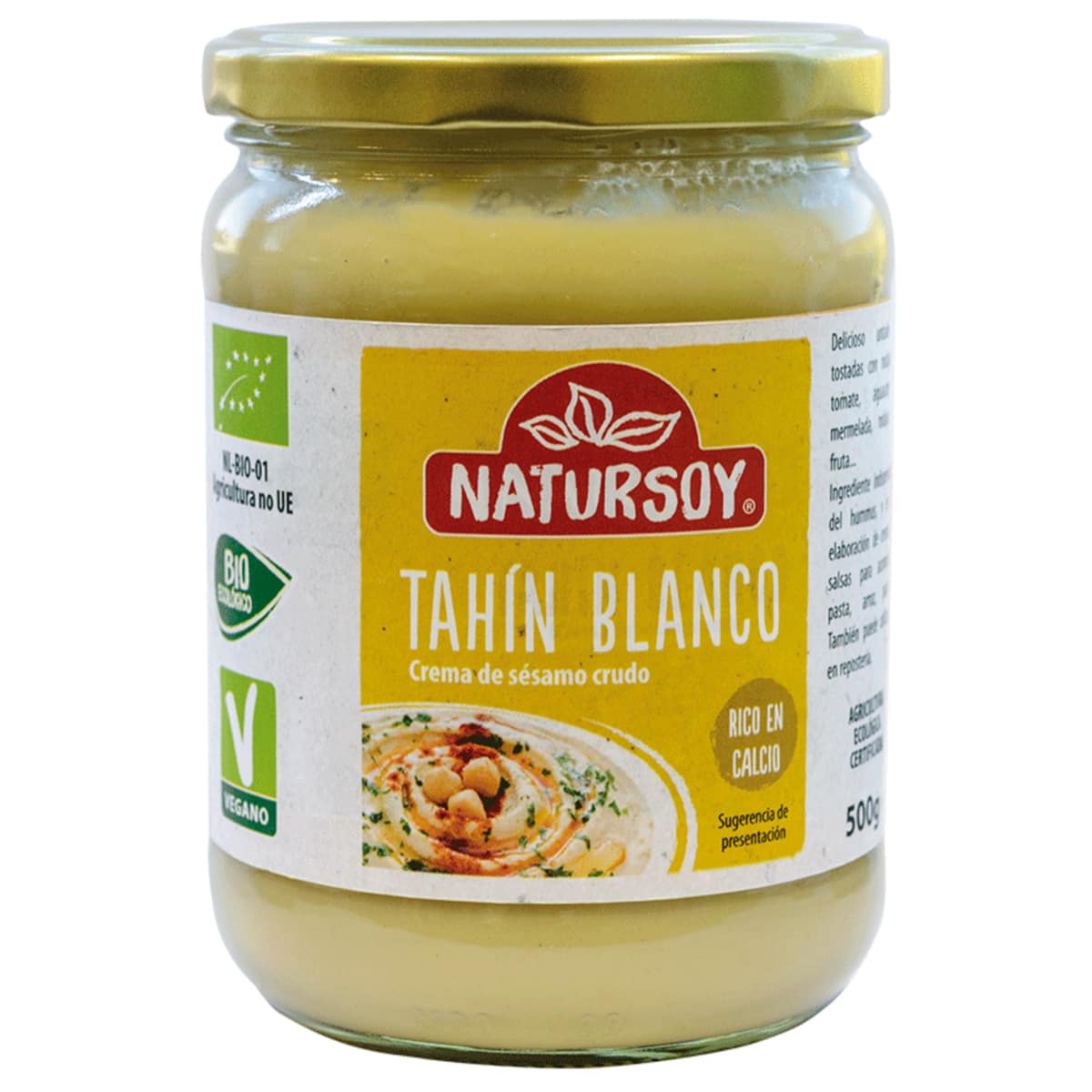 Tahín Blanco, 500g BIO