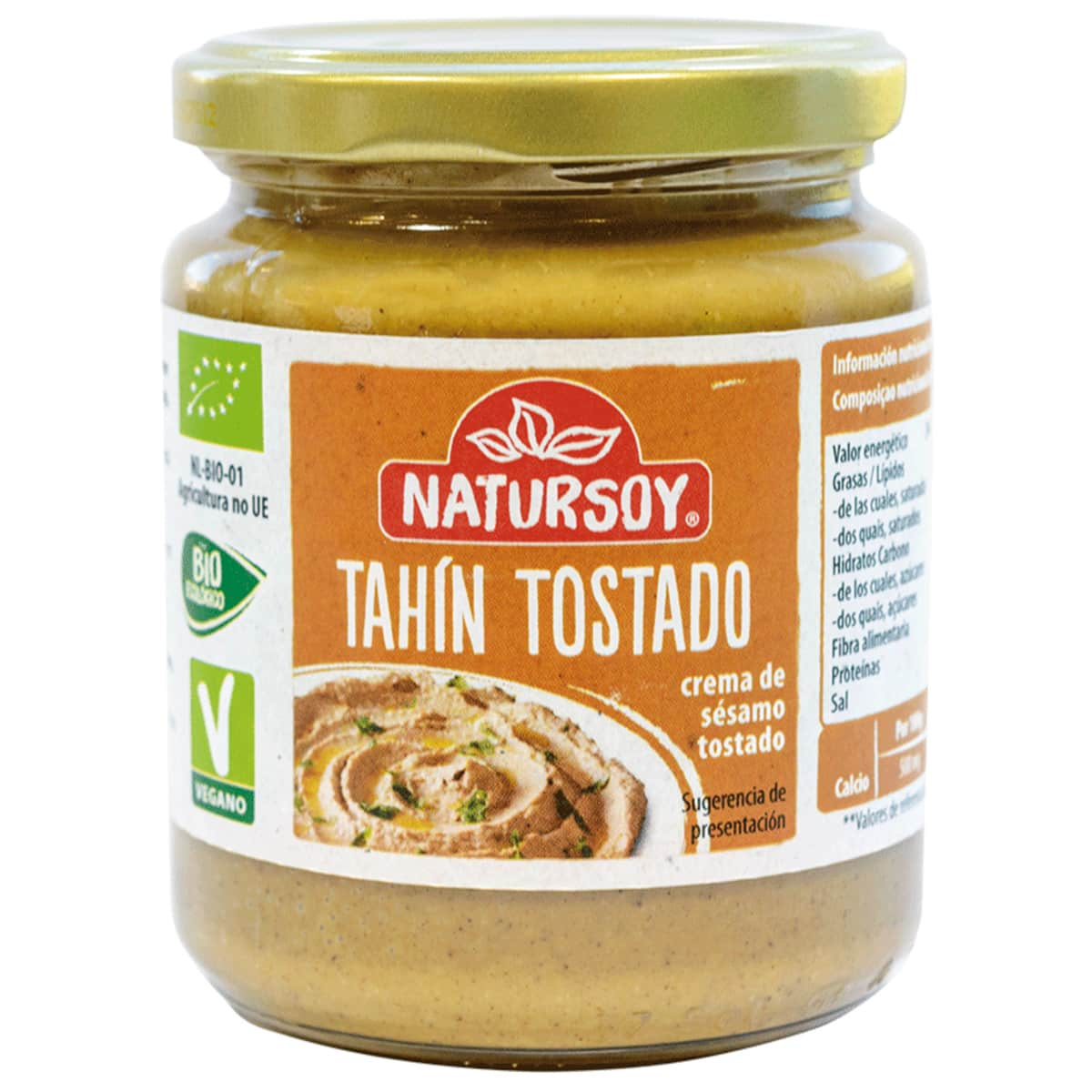 Tahín tostado, Natursoy