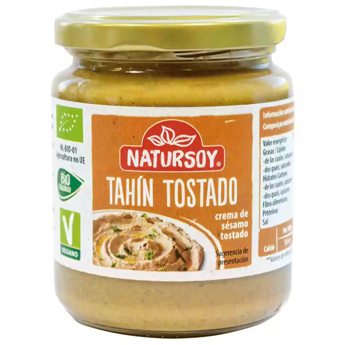 Tahín tostado, Natursoy