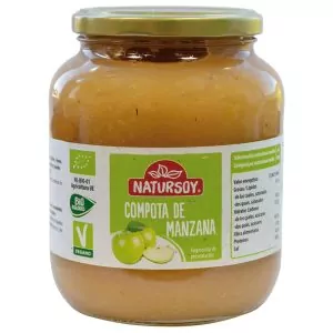 Compota de manzana, Natursoy