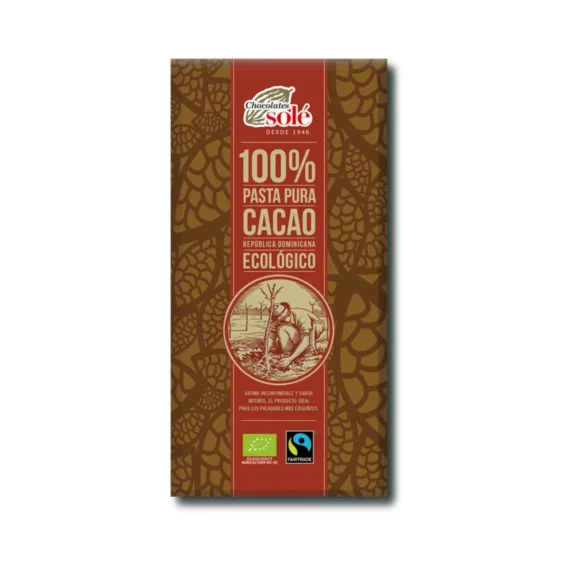 Chocolate Negro 100% 90 g BIO