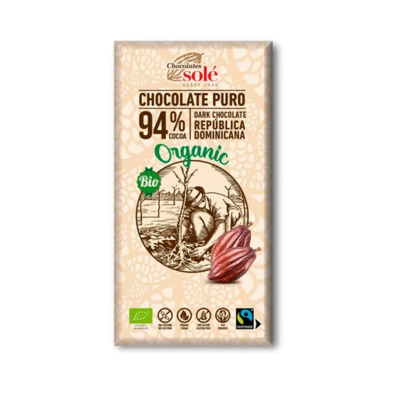 Chocolate Negro 94% 100 g BIO