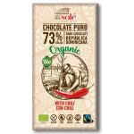 Chocolate negro 73% con chili 100 g BIO