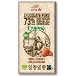 Chocolate negro 73% con almendras 150 g BIO